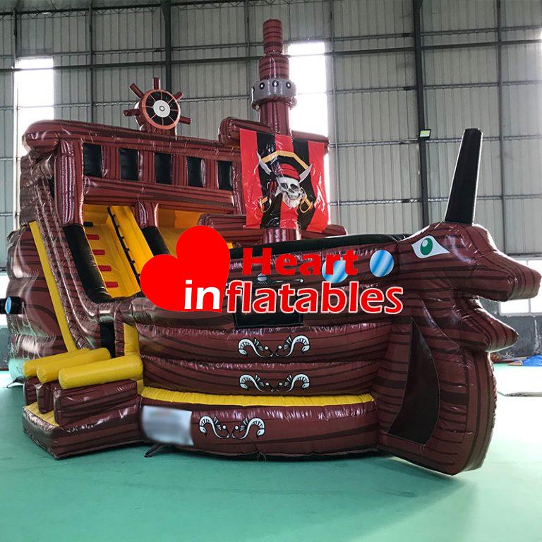 Pirate ship brown inkjet - Heart Inflatables Factory