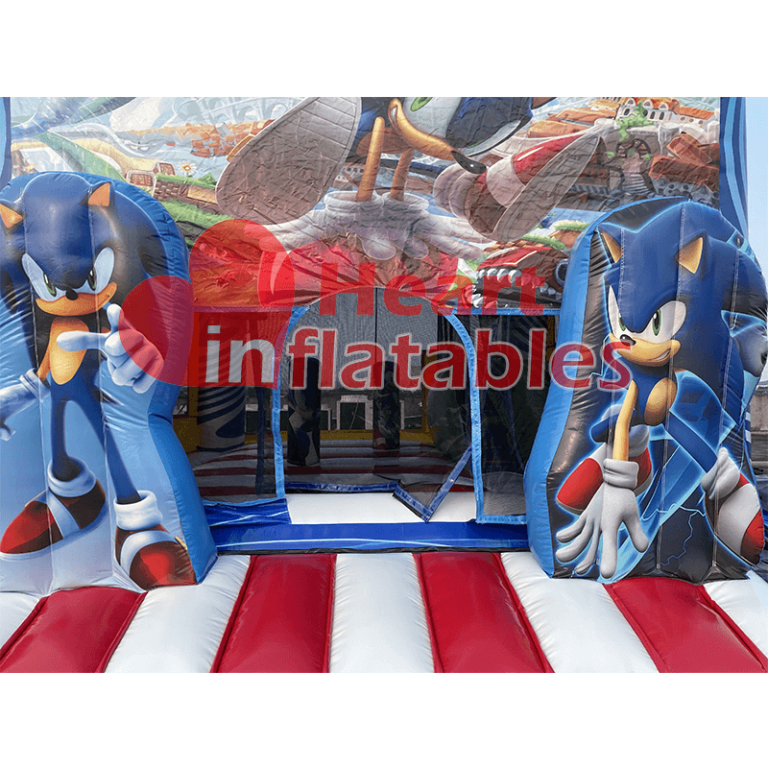 Sonic Bounce House - Heart Inflatables Factory