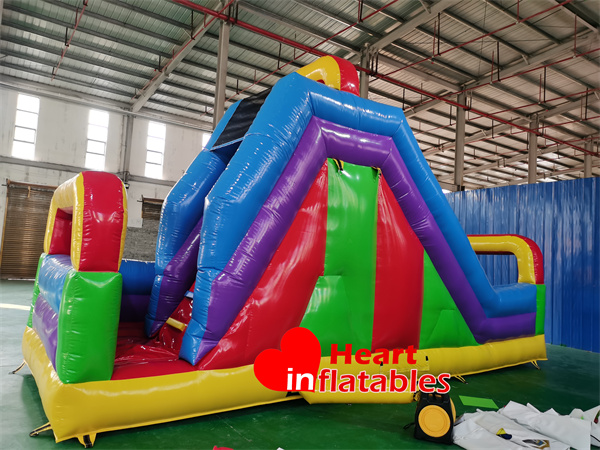 Wacky 180° Obstacle Course - Heart Inflatables Factory