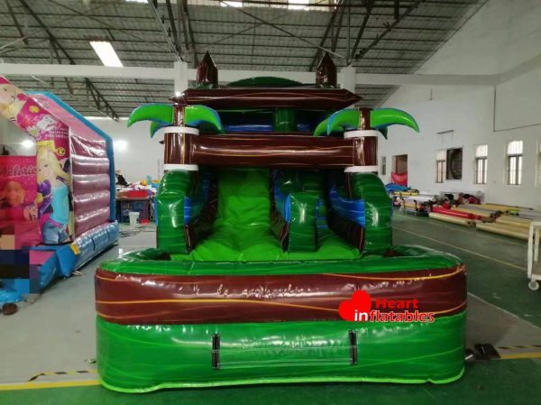 14ft Marble Green Water Slide