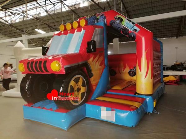 Car Wheel Bouncy Slide 5.1m x 3.7m