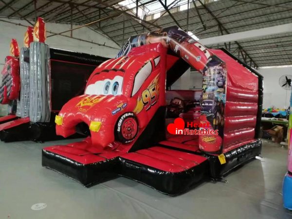 Red Car Bouncy Slide 5.1m x 3.7m