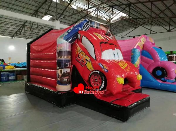 Red Car Bouncy Slide 5.1m x 3.7m