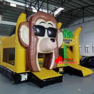 Monkey Bouncy Slide 17ft x 17ft