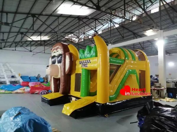 Monkey Bouncy Slide 17ft x 17ft