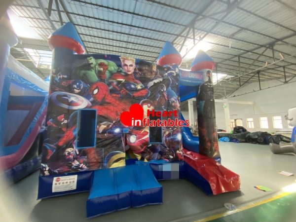 Super Hero Bouncy Slide 5m x 5m