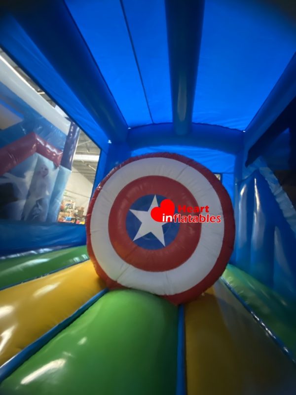 Super Hero Bouncy Slide 5m x 5m