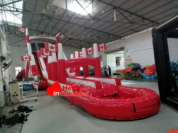 23ft Canada Red White Water Slide