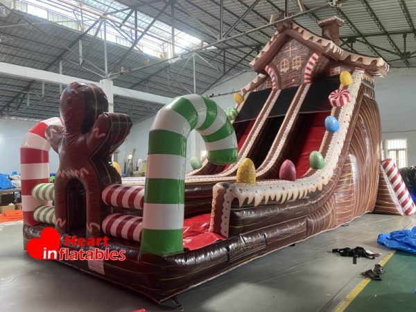 20ft Christmas Dual Lane Slide