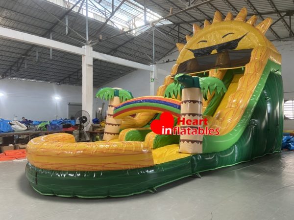 18ft Marble Yellow Green Sun Water Slide