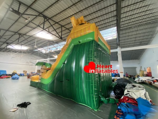 18ft Marble Yellow Green Sun Water Slide