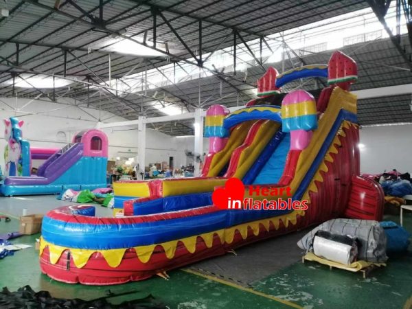 18ft Popsicle Single Lane Water Slide