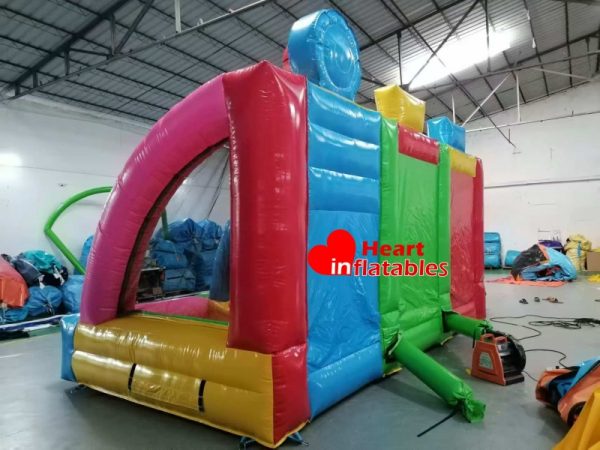 Inflatable Booth Rugby Football Basketball Games 3in1