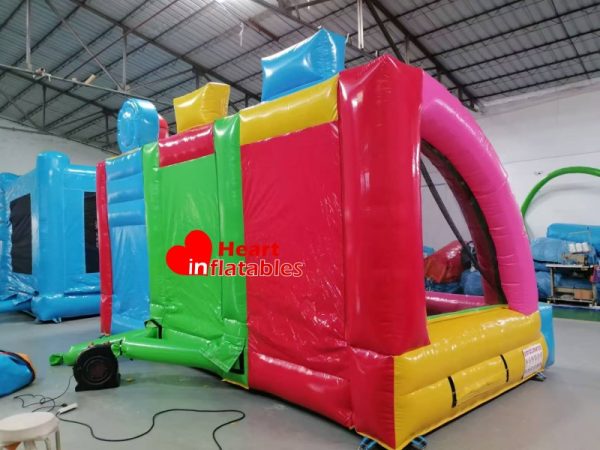 Inflatable Booth Rugby Football Basketball Games 3in1