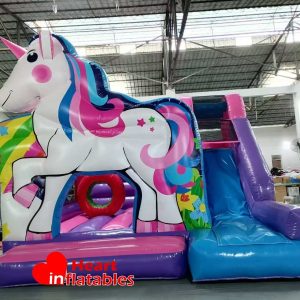 Unicorn Bouncy Slide 5m x 5m