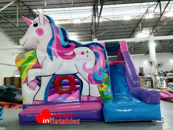 Unicorn Bouncy Slide 5m x 5m