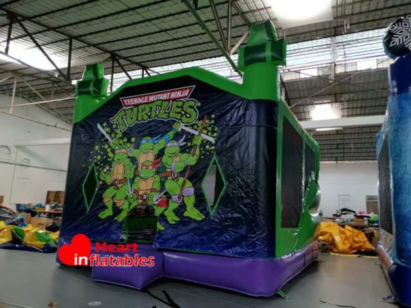 Ninja Turtles Bouncy Inside Slide 15ft x 15ft