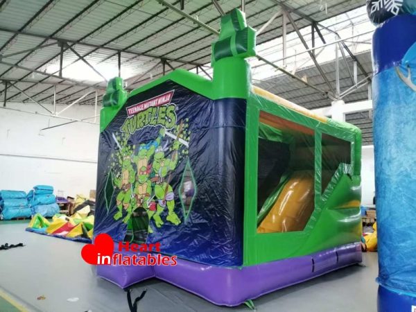 Ninja Turtles Bouncy Inside Slide 15ft x 15ft