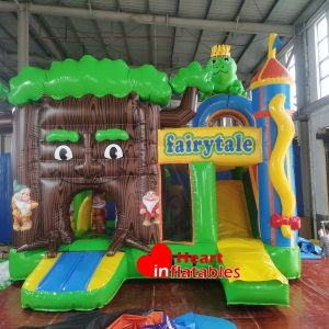 Tree House Bouncy Slide 5m x 5m