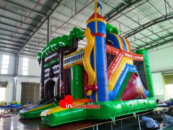 Tree House Bouncy Slide 5m x 5m