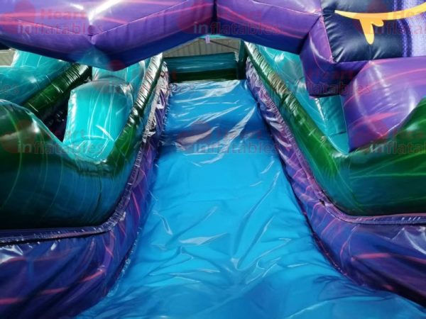 20ft Toxic Marble Single Lane Water Slide